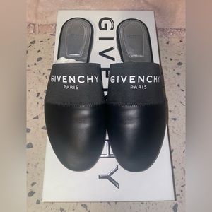 Authentic Givenchy Black Women Bedford Flat Mule